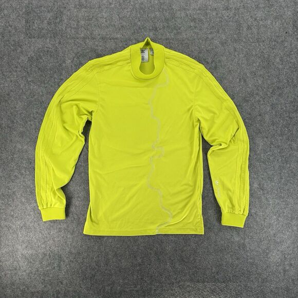 YELLOW ADIDAS ORIGINALS X BLONDEY MCCOY LONG SLEEVE T SHIRT SKATEBOARDING JERSEY - Picture 2 of 5
